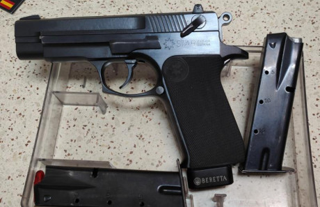 Vendo pistola Star modelo 31P, calibre 9mm parabellum, pistola que ya tuve en venta y vendida, pero por 10