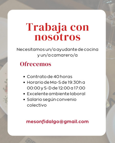 Pues se me ha ocurrido que podemos apuntarnos aquí los que buscamos trabajo y también los que ofrecen 10