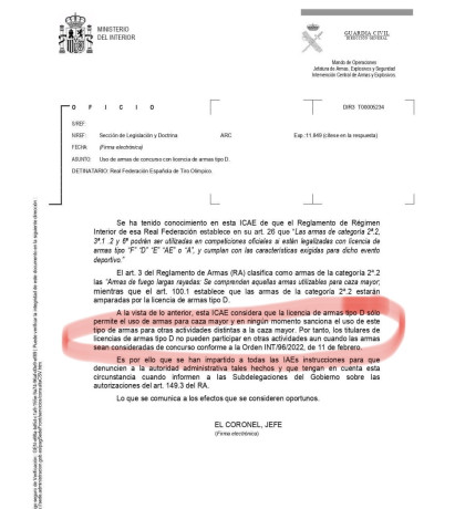 Hola tenía una pregunta, y es que como todos sabéis han prohibido el uso de armas guiadas en D para competiciones. 10