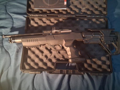 PISTOLA KRAL PUNCHER NP-01 PCP. Pistola multitiro con culata desmontable y regulable en longitud y altura 01