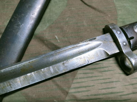 Hola, pongo a la venta , una bayoneta Checa del fusil Mauser Vz24 usada en la guerra civil Española, esta 70