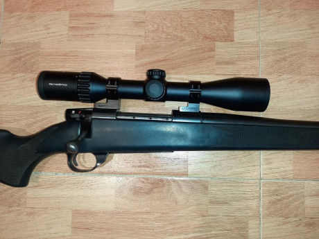 Weatherby Vanguard en calibre 338 Winchester Magnum con visor Vector Optics 1.5-9x42 comprado en 2024, 00