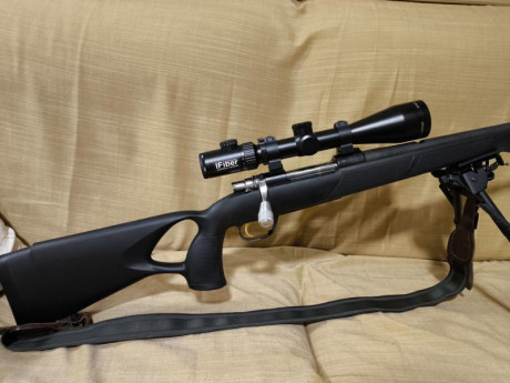 Se vende rifle santa barbara 308 win culata de fibra Thumbhole con gatillo al pelo, cerrojo con perilla 01