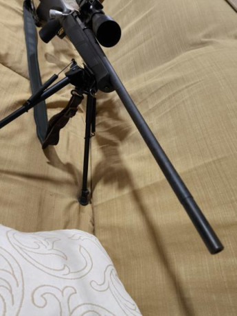 Se vende rifle santa barbara 308 win culata de fibra Thumbhole con gatillo al pelo, cerrojo con perilla 00