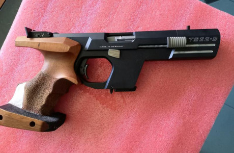 Buenos días
Vendo muy barata pistola Tesro TS22-2, en muy buen estado, cacha talla M. Tiene el contrapeso 20