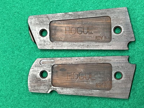 Importadas USA   HOGUE original
Para 1911 OFFICER
NO PARA  1911 GOVERNMENT

Exotic Hardwood.   (Cocobolo)

90 01