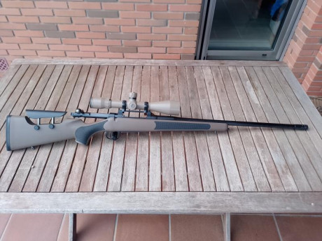 Mauser M03 308 win varmint con monturas originales.visor vendido.
Incluido freno de boca original.
Gatillo 00