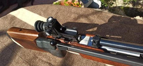 Vendo carabina SSP (Single Stroke Pneumatic), con disparo sin vibración ni retroceso alguno, calibre 4,5, 12