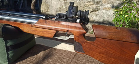 Vendo carabina SSP (Single Stroke Pneumatic), con disparo sin vibración ni retroceso alguno, calibre 4,5, 10