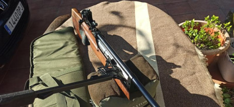 Vendo carabina SSP (Single Stroke Pneumatic), con disparo sin vibración ni retroceso alguno, calibre 4,5, 20