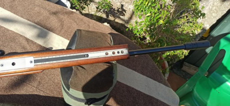 Vendo carabina SSP (Single Stroke Pneumatic), con disparo sin vibración ni retroceso alguno, calibre 4,5, 31
