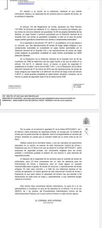 Buenos días, 

Os paso la Resolución de la Dirección General de la Guardia Civil, sobre las medidas de 41