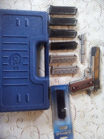 Hola.
Vendo pistola marca Colt mk 4
Modelo Combat Elite
Calibres 38 súper auto y 9mm parabellum
Cañón 00