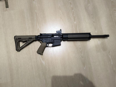 Vendo carabina Smith and Wesson mp15-22 MOE.
En perfecto estado.
Incluye: 
Punto rojo Vortex venom 3 moa.
Base 02