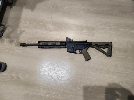 Vendo carabina Smith and Wesson mp15-22 MOE.
En perfecto estado.
Incluye: 
Punto rojo Vortex venom 3 moa.
Base 00