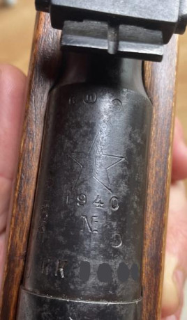 Mosin nagant ruso capaturado por los finlandeses, seguramente en la guerra de invierno. Maderas muy bonitas. 01