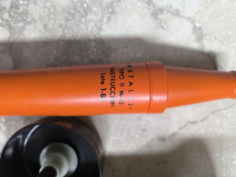 Se vende granada para fusil cetme, mod. instalaza tipo II - M-63, de aluminio macizo. 30€ + portes. Con 01