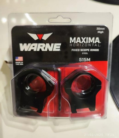 Se adapta tanto a bases Picatinny como Weaver.
30 mm 
Altas
Fijas
Impecables!!!!!

  65€   00