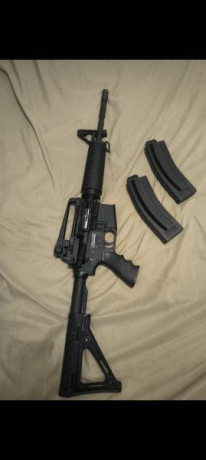 Vendo Carabina táctica Chiappa MFour original, es una chica de barrio, come de todo, desde el .22lr CCI 10