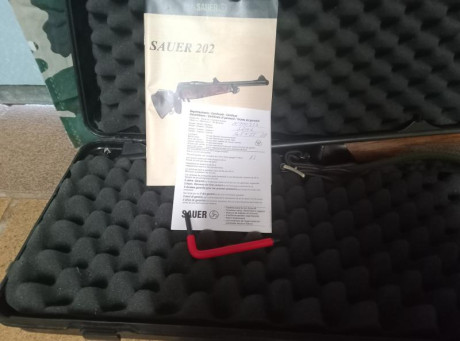 Para financiar otro proyecto se vende este magnífico sauer 202 en 6, 5x55 sw maderas preciosas y agrupación 91