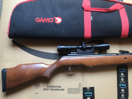 Carabina gamo cfx royal practicamente nueva ni una caja de balines usada, calibre 4,5  preciosa y precisa. 02