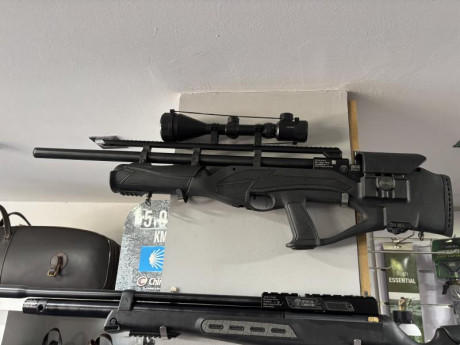 Buenas se pone a la venta una carabina hatsan Pcp cal 0,35 o lo que es lo mismo 9mm. Se incluye visor 01