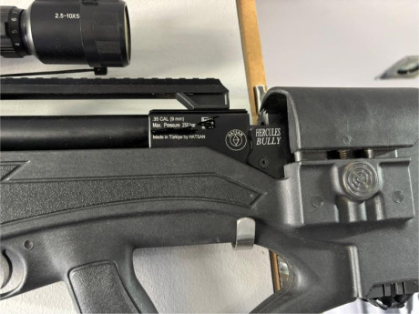 Buenas se pone a la venta una carabina hatsan Pcp cal 0,35 o lo que es lo mismo 9mm. Se incluye visor 00