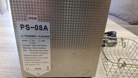 Vendo maquina de ultrasonidos de acero inox, por no usarla esta seminueva poco uso.
La vendo por 30€ mas 00