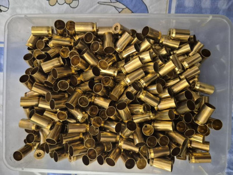 Sigo de limpieza.
 Vendo 500 vainas del 45 ACP, hay 450 nuevas a estrenas y el resto de un disparo, limpias 00