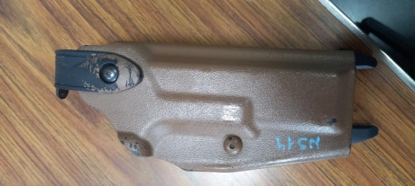 Vendo dos fundas safariland. Una 6377 219 411 nivel 2 para s&w mp9 con muy poco uso y embalaje original. 12