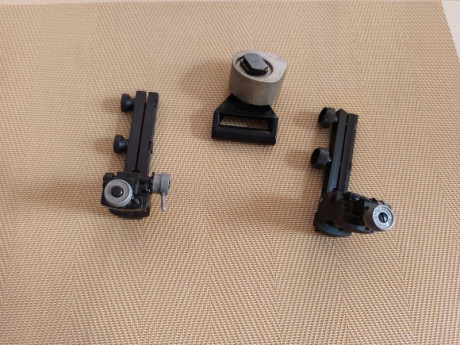 Vendo dos diopteros clásicos marca Anschutz, en buen estado, sin oxidos, para carril de 11 m/m. 
Precio 00