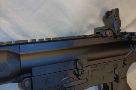 Vendo carabina Smith & Wesson M P15 Sport.
Pocos disparos, en perfecto estado. Disparador afinado.
Lleva 01