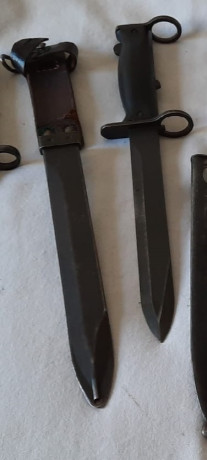 Procedente de la colección de mi amigo enfermo.

Bayoneta para el  Fusil Semiautomático Francés MAS-1949/56 00