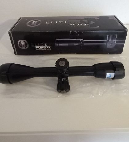 Bushnell elite tactical 10x40 , reticula mildot  impecable , montado en carabina 22 y usado en un par 00