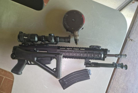 Hola,saco este nuevo tema,pues como yo,muchos de vosotros,amantes de las armas de corte tactico del 22,customizais,vestis,adornais 22