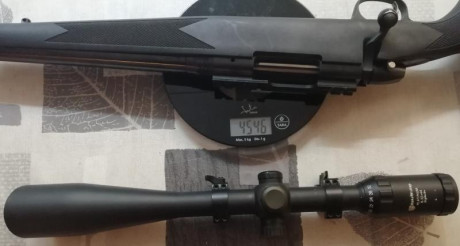 Poco a poco, sigo vaciando armeros, vendo este Marlin X7VH cal.308, cañón pesado, rail picantini para 110