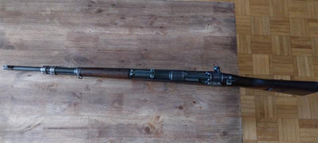 Vendo K98 con pavón original. Todas las piezas están con la misma numeración excepto: el conjunto del 10