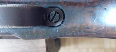 Vendo K98 con pavón original. Todas las piezas están con la misma numeración excepto: el conjunto del 50