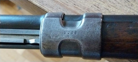 Vendo K98 con pavón original. Todas las piezas están con la misma numeración excepto: el conjunto del 81