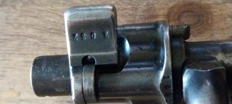 Vendo K98 con pavón original. Todas las piezas están con la misma numeración excepto: el conjunto del 91