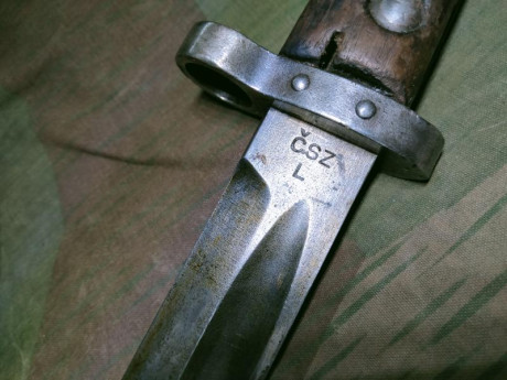 Hola, pongo a la venta , una bayoneta Checa del fusil Mauser Vz24 usada en la guerra civil Española, esta 80