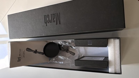 Visor para larga distancia 80x, perfecto, solo usado en aire y 22 lr, perfecto, impecable sin marcas ni 50