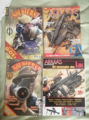 Vendo lote de revistas ARMAS y SOLDIERS más otro sobre Fuerzas y Cuerpos de Seguridad 1900-1945 y bandolería.

Todo 02