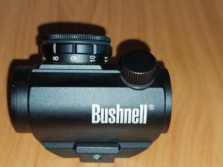 Punto rojo Bushnell Tsr-25, polivalente, en su caja, tres baterías, con todos los accesorios. En buen 12