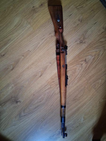 Vendo mauser k98 de los noruegos calibre 30-06, numero no coincidentes, 800€  diana a 100 metros tiro 02