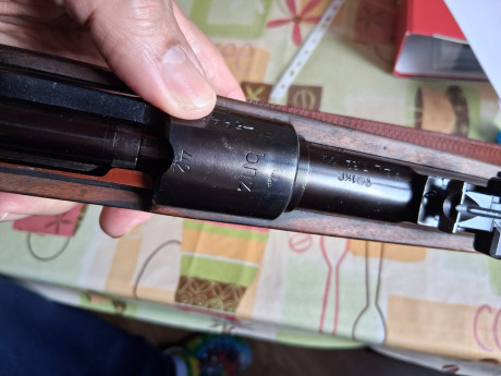Vendo mauser k98 de los noruegos calibre 30-06, numero no coincidentes, 800€  diana a 100 metros tiro 01