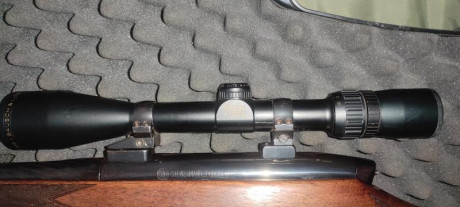 Vendo rifle de cerrojo mannlincher cal 300 con gatillo de pelo y monturas apel+visor del 2;5 -al 10 aumentos. 00