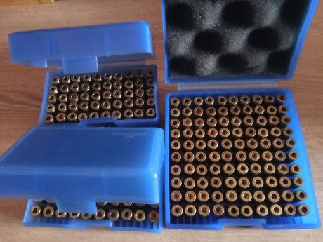 vendo 200 vainas 222-rem de RWS de un disparo, desempistonadas, trimadas y recalibradas + cajas Frankford, 00