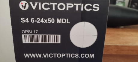 Cómo nuevo no me adapto a la retícula muy fina para mí que uso gafas 6-24x 50 de la casa vector  es un 01