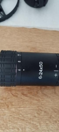 Cómo nuevo no me adapto a la retícula muy fina para mí que uso gafas 6-24x 50 de la casa vector  es un 00